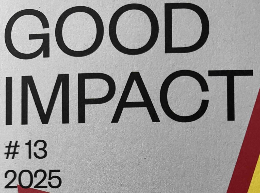 Omas gegen Recht - Artikel in Good Impact Nr. 13/2025 Titelseite